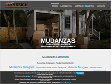 Tablet Screenshot of mudanzastarragonallambrich.com